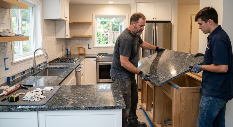Custom Countertop Installation in Roseville, CA