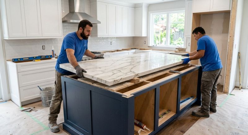 Marble Countertop Installation in Santa Rosa, CA
