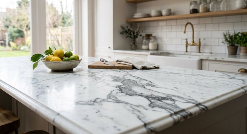 Marble Countertop Installation in Marin County, CA