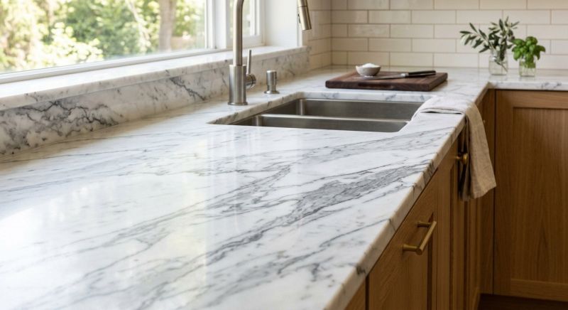 Marble Slab Installation in Napa, CA