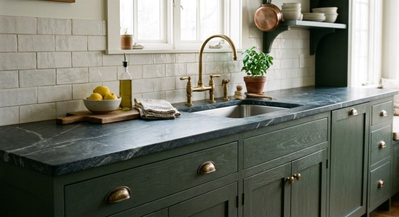 Soapstone Counter Installation in Santa Rosa, CA